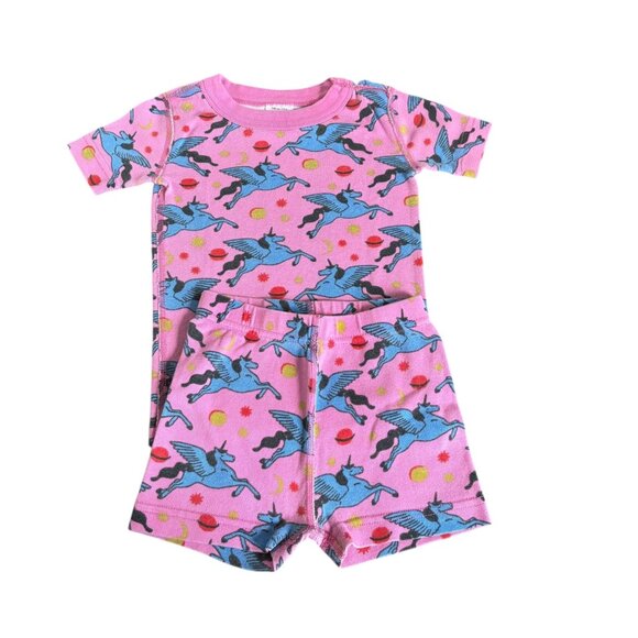 Hanna Andersson Unicorn Pajamas Size 100 - Picture 1 of 3